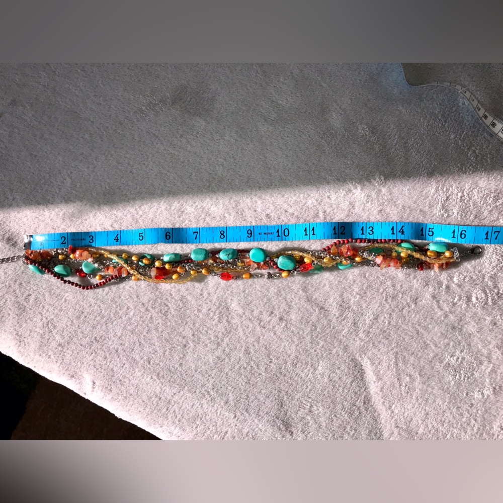 Boston Proper 7 Strand Twisted Necklace - Picture 7 of 9